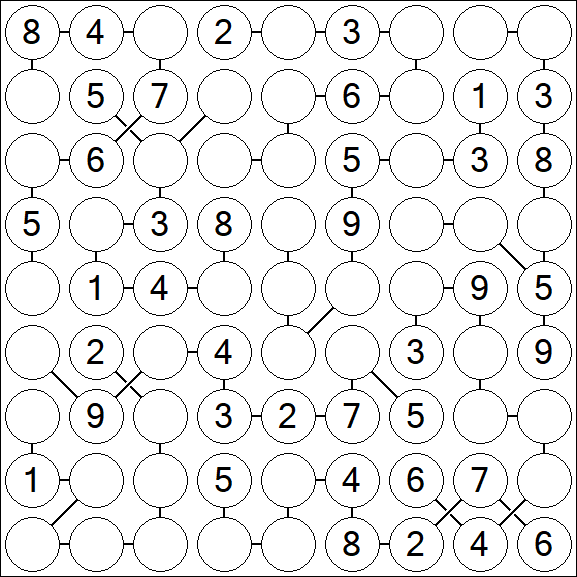 Chain Sudoku - Moyen