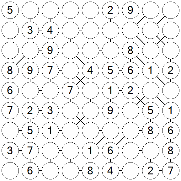 Chain Sudoku - Medium