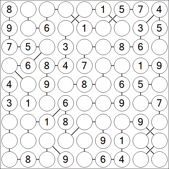 Chain Sudoku - Medium
