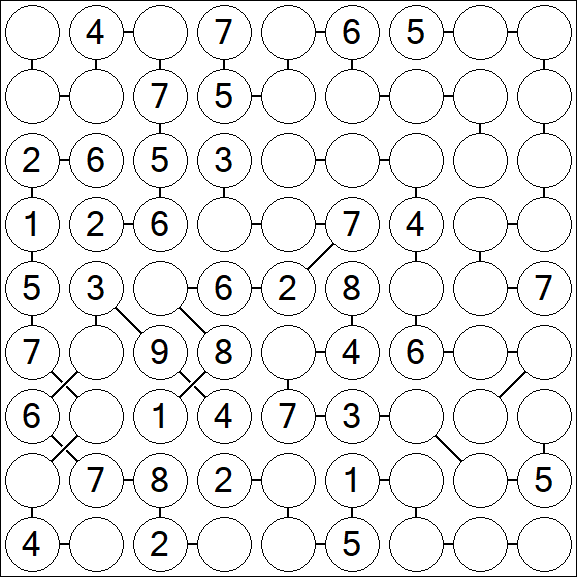 Chain Sudoku - Medium