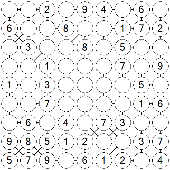Chain Sudoku - Medium