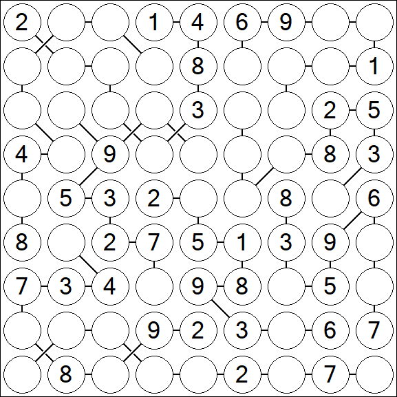 Chain Sudoku - Medium