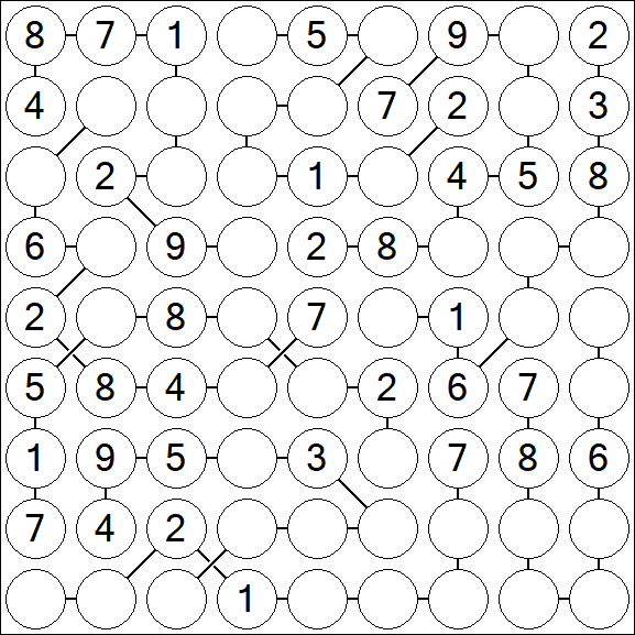 Chain Sudoku - Medium