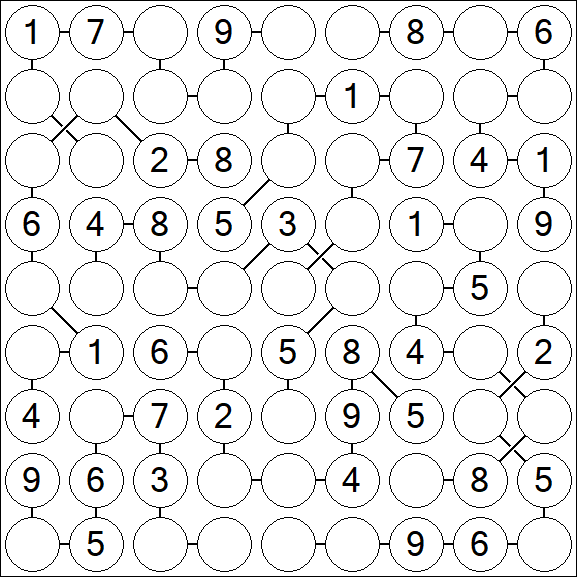 Chain Sudoku - Medium
