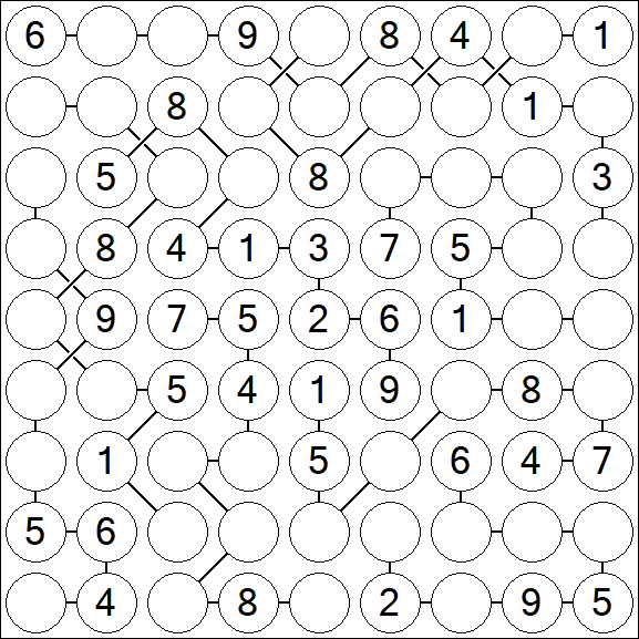 Chain Sudoku - Medium
