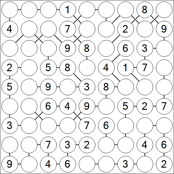 Chain Sudoku - Medium