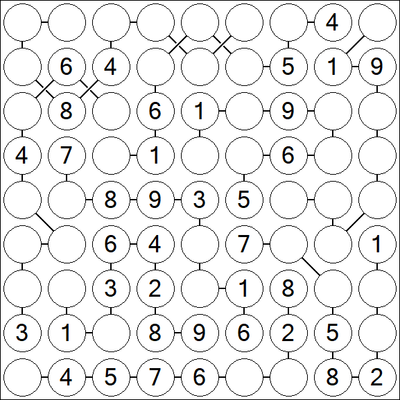 Chain Sudoku - Medium