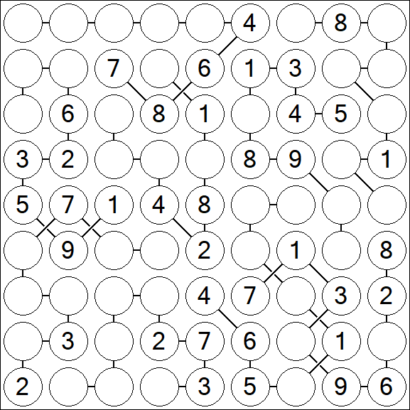 Chain Sudoku - Medium