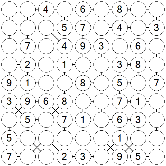 Chain Sudoku - Medium