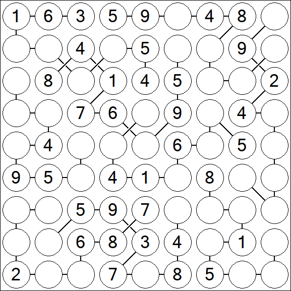 Chain Sudoku - Medium