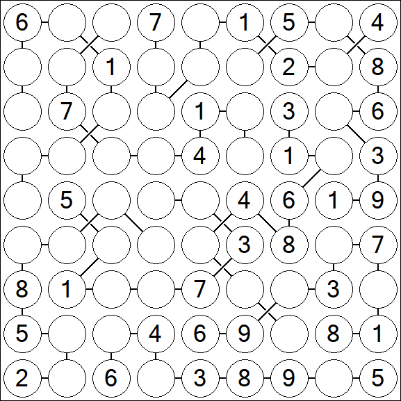 Chain Sudoku - Medium