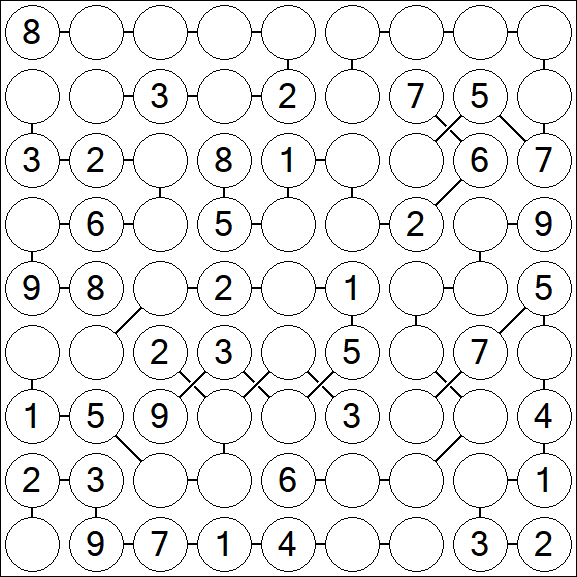 Chain Sudoku - Medium