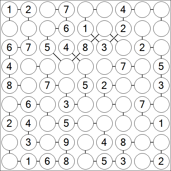 Chain Sudoku - Medium