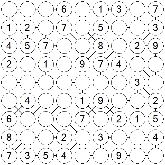 Chain Sudoku - Medium