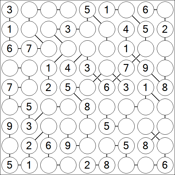 Chain Sudoku - Medium