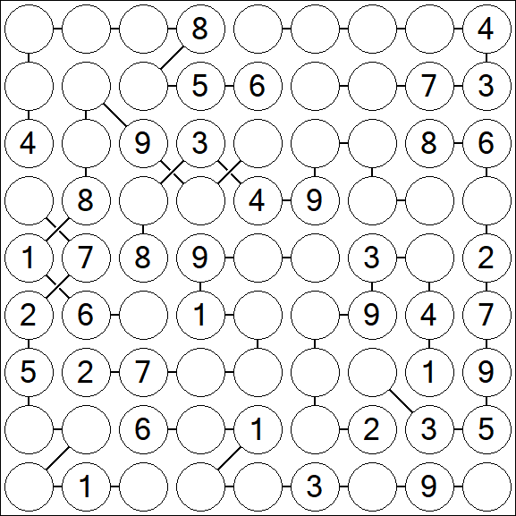 Chain Sudoku - Medium