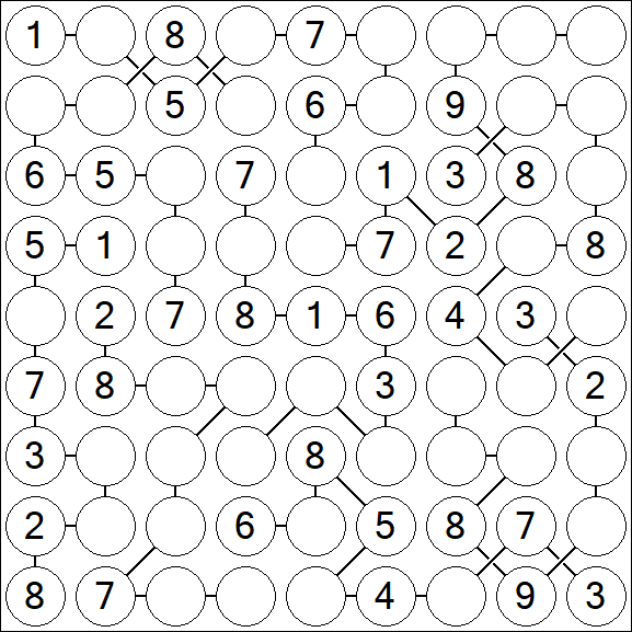 Chain Sudoku - Médio