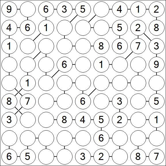 Chain Sudoku - Medium