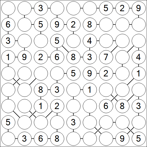 Chain Sudoku - Medium
