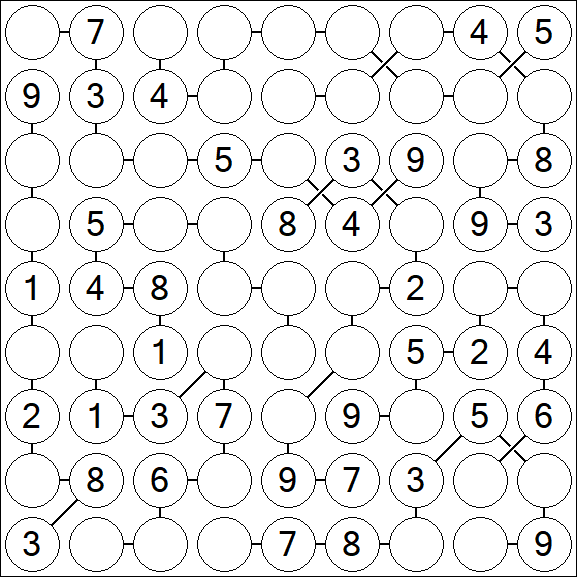 Chain Sudoku - Medium