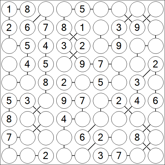 Chain Sudoku - Medium