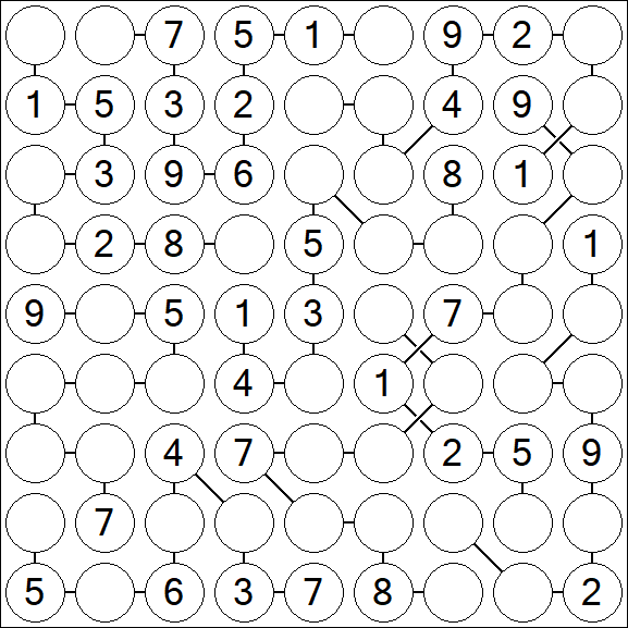 Chain Sudoku - Moyen