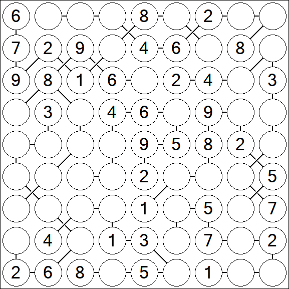 Chain Sudoku - Moyen