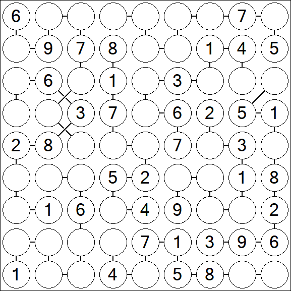 Chain Sudoku - Moyen