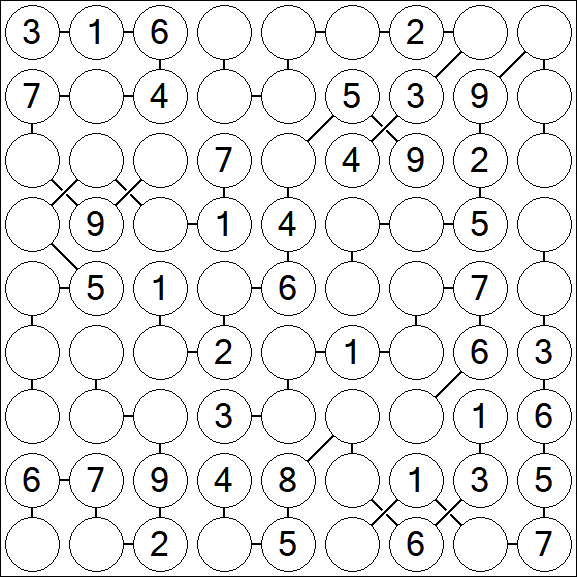 Chain Sudoku - Moyen