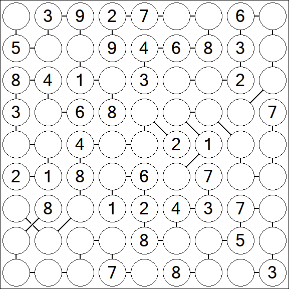 Chain Sudoku - Moyen
