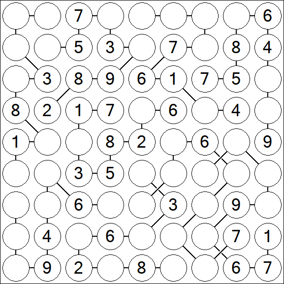 Chain Sudoku - Moyen