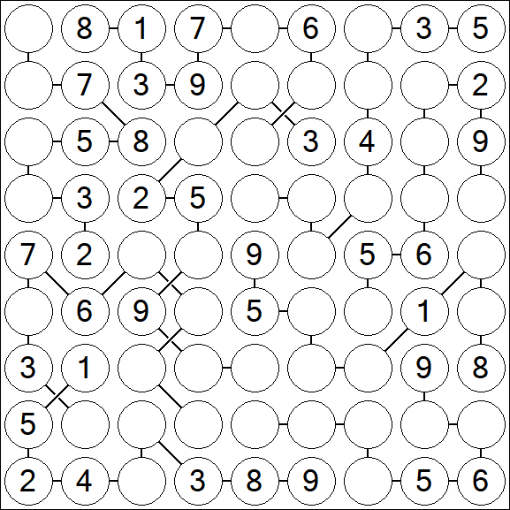 Chain Sudoku - Moyen