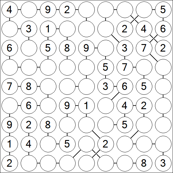 Chain Sudoku - Moyen
