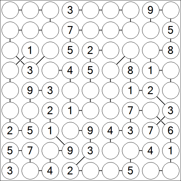 Chain Sudoku - Moyen