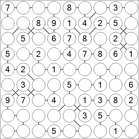 Chain Sudoku - Moyen