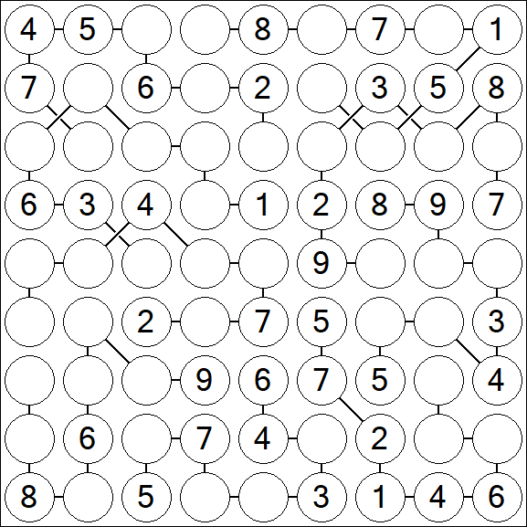 Chain Sudoku - Moyen