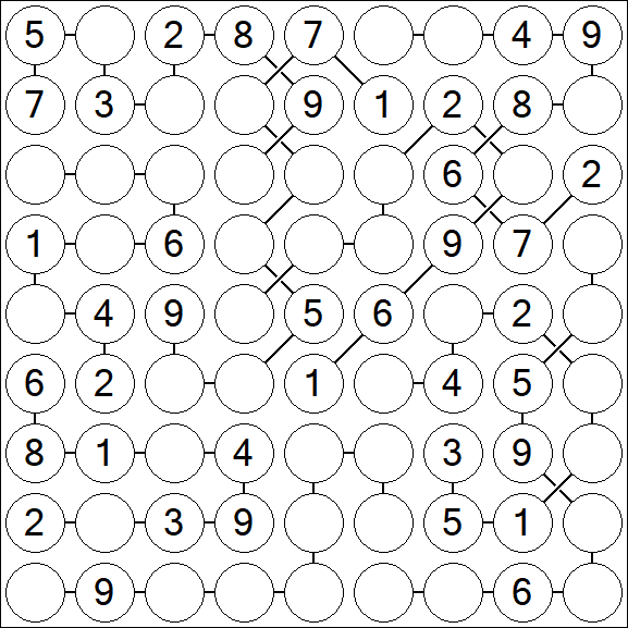 Chain Sudoku - Moyen