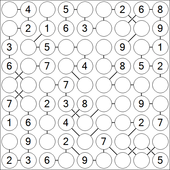 Chain Sudoku - Medium