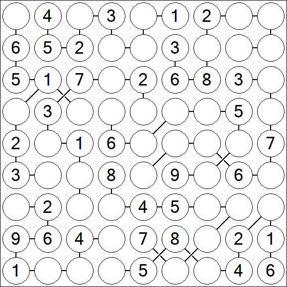 Chain Sudoku - Medium