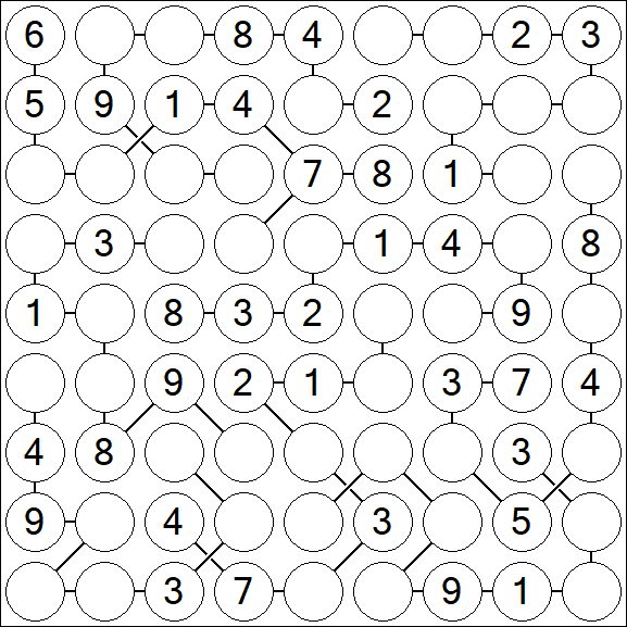 Chain Sudoku - Medio