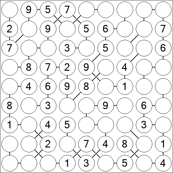 Chain Sudoku - Medio
