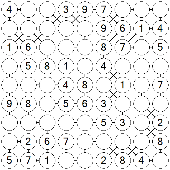 Chain Sudoku - Medio
