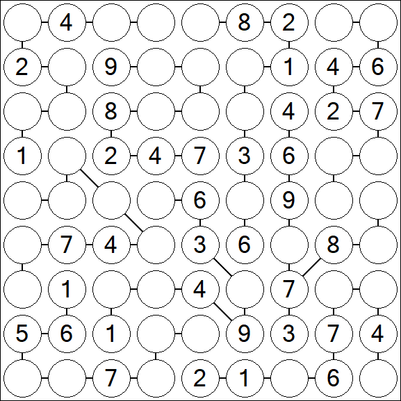 Chain Sudoku - Medio