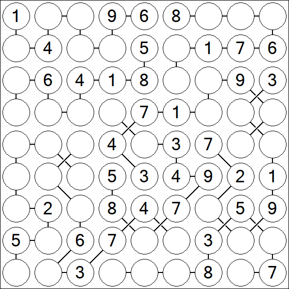 Chain Sudoku - Medio