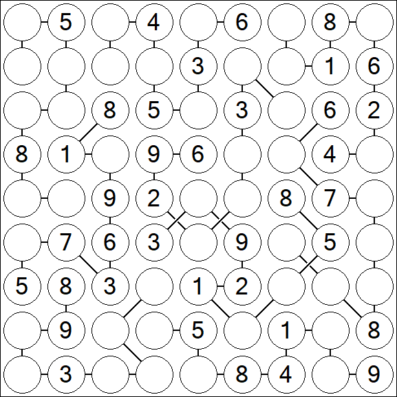 Chain Sudoku - Medio