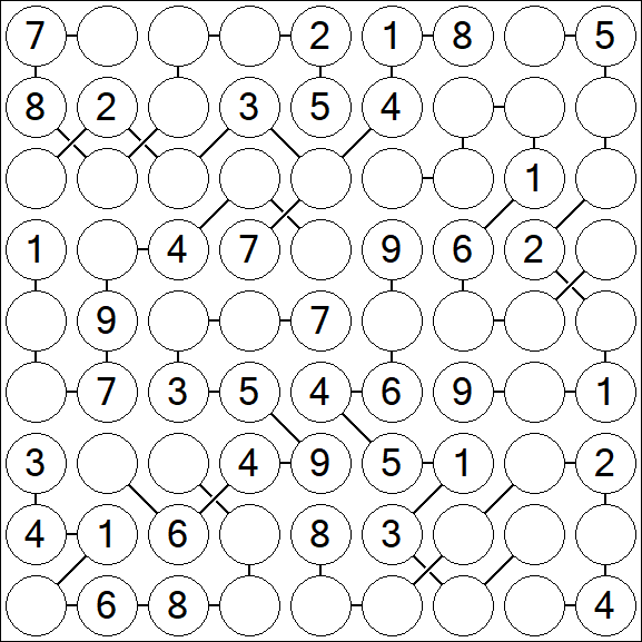 Chain Sudoku - Medio