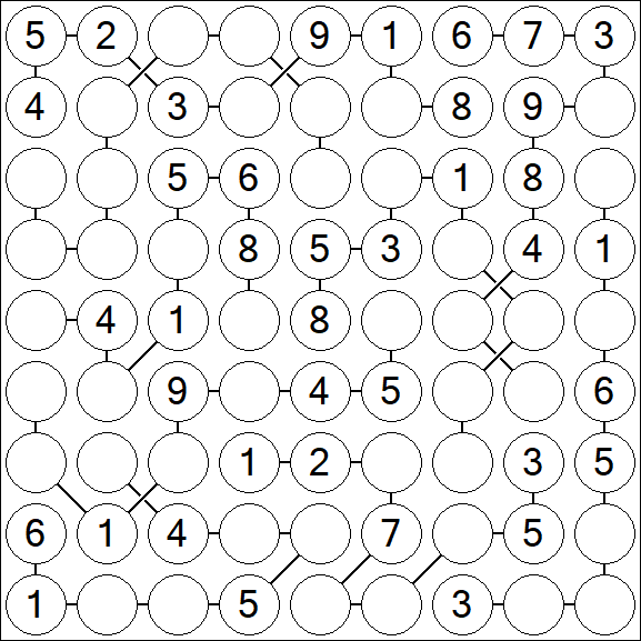 Chain Sudoku - Medio