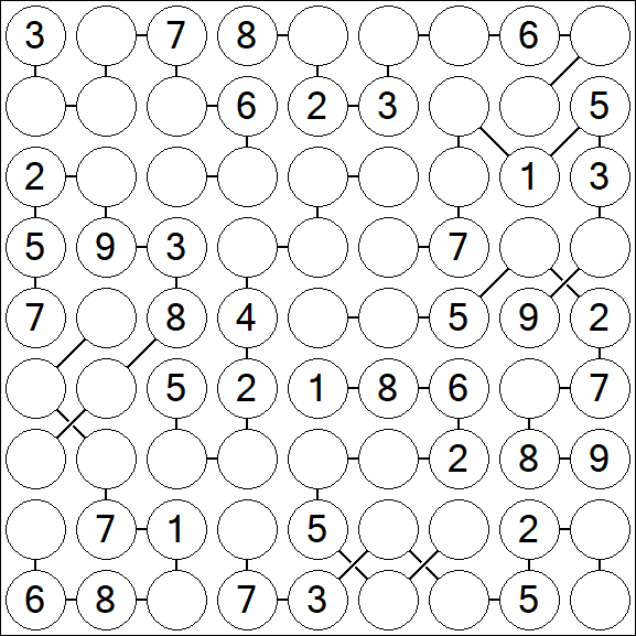 Chain Sudoku - Medio