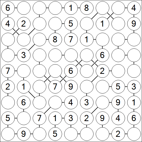 Chain Sudoku - Medio