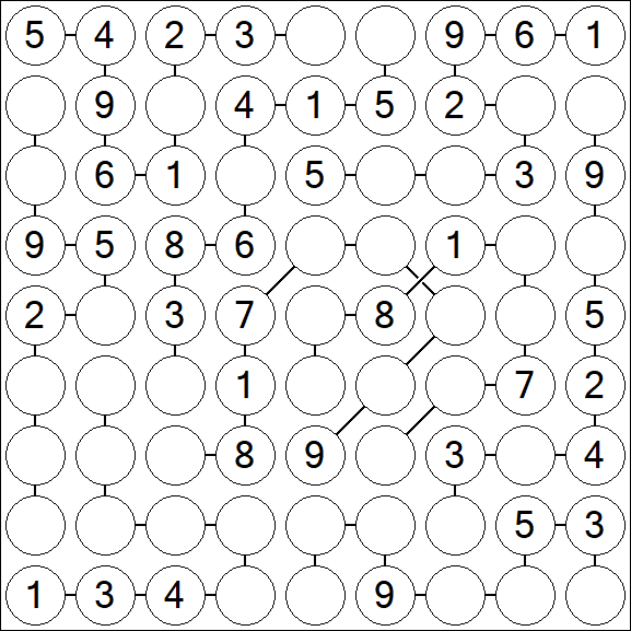 Chain Sudoku - Medium